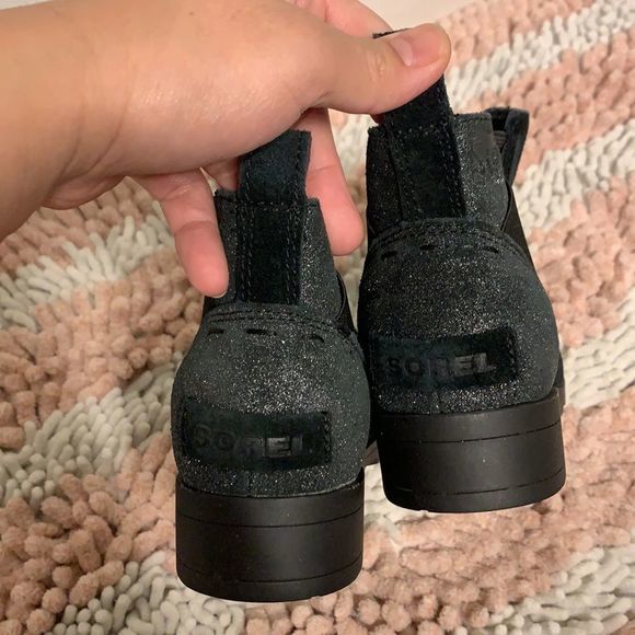 Sorel Black Emelie‎ Chelsea Boots/Booties - Picture 7 of 10